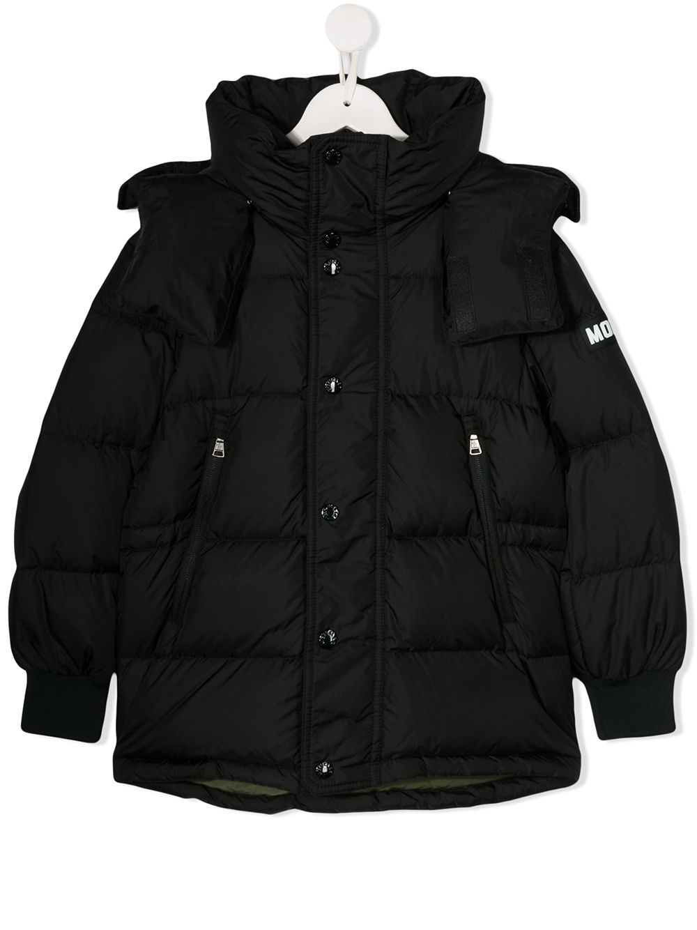 фото Moncler kids пуховик с капюшоном