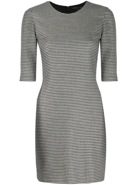 Alice+Olivia Houndstooth Mini Dress | Farfetch.com