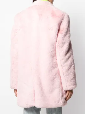 olivaceous fur jacket