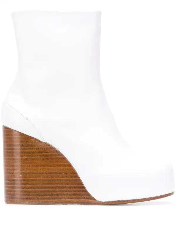 square toe wedge boots