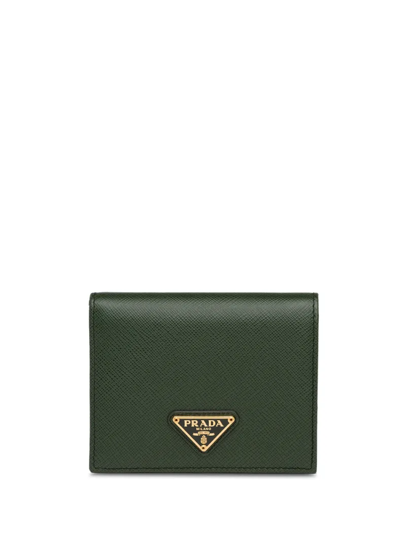 prada green wallet