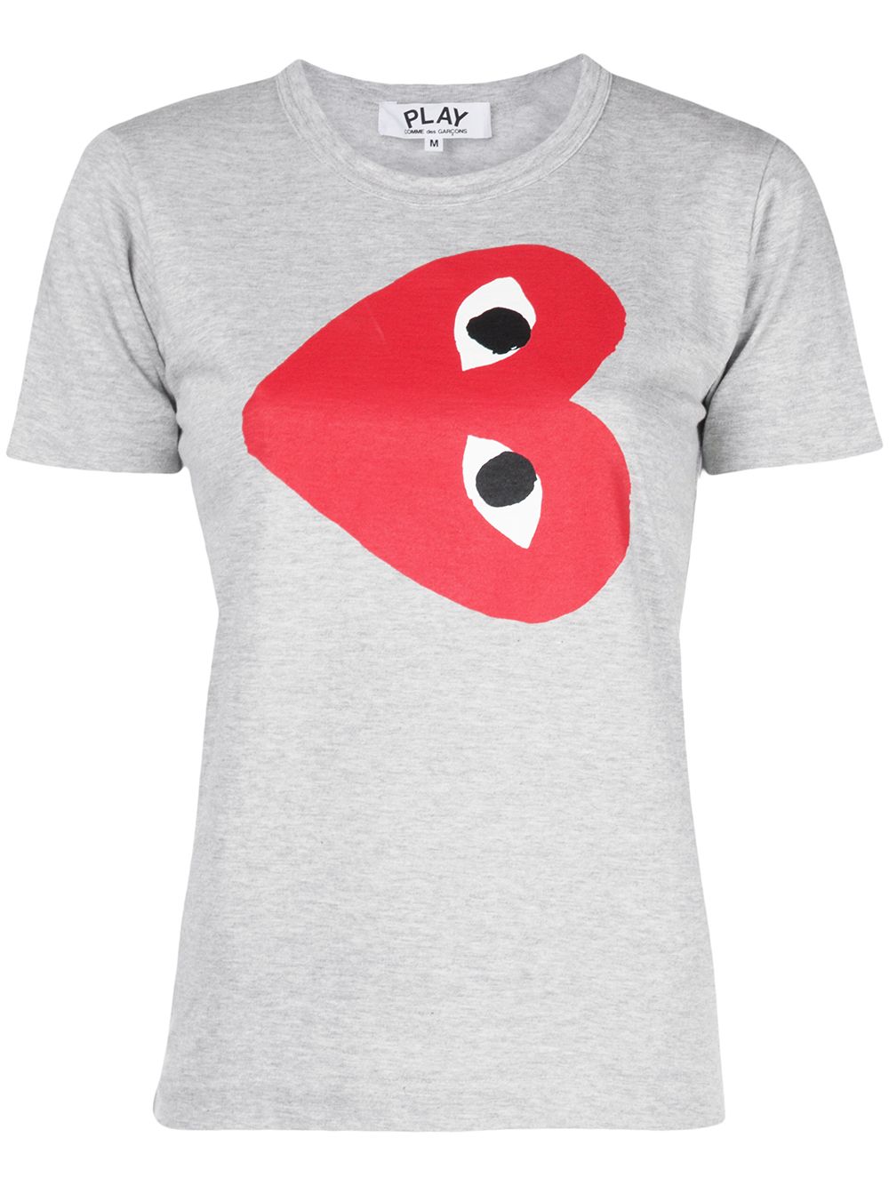 Click to view more detailed imagery on our partner's website Comme Des GarÇOns Play Contrast Logo T In Grey