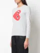 Comme Des Garçons Play تيشيرت بطبعة شعار الماركة