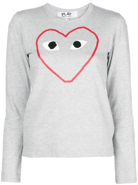 Comme Des Garçons Play تيشيرت بطبعة شعار الماركة