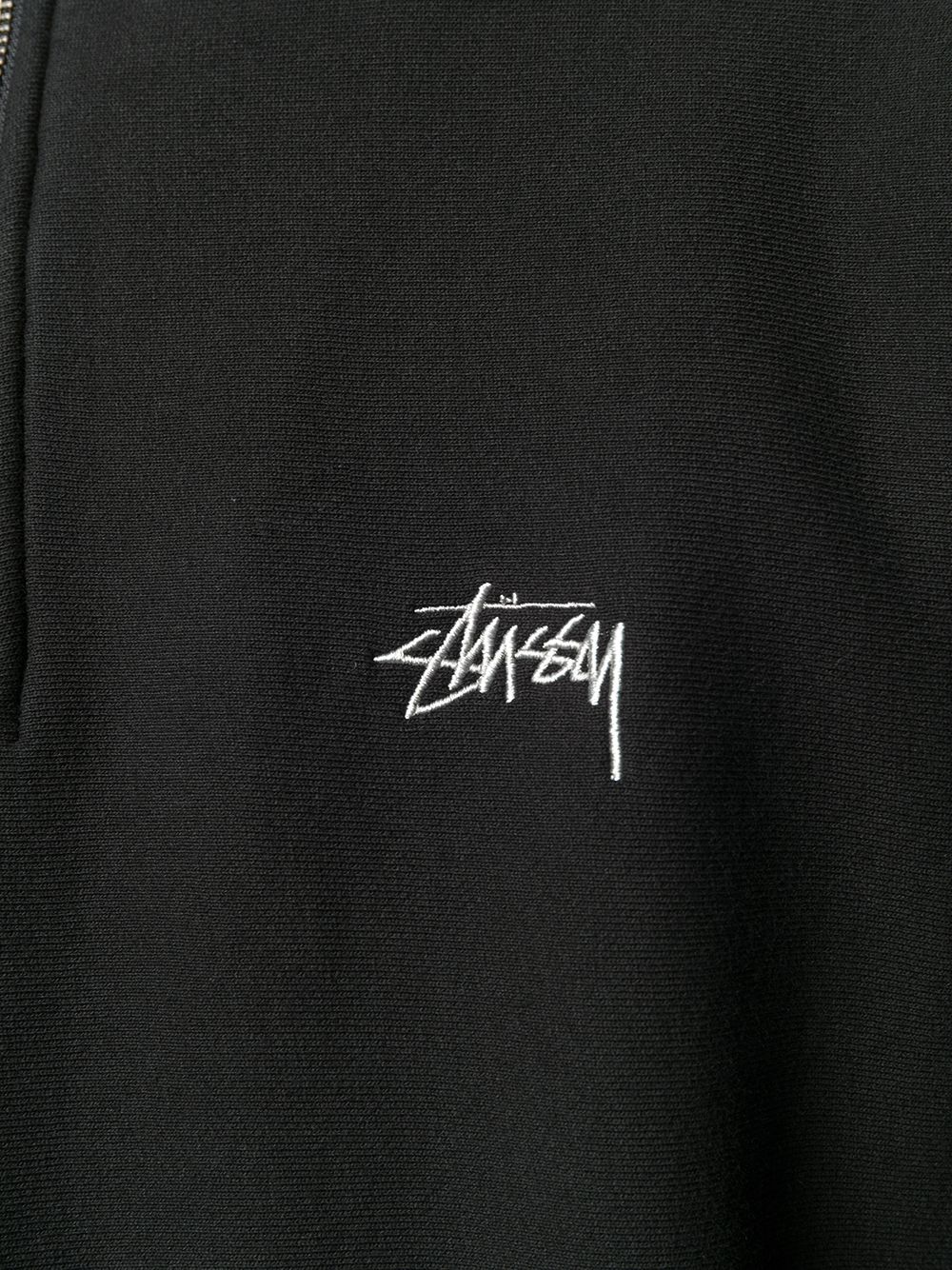 Stüssy Embroidered Logo zip-up Sweatshirt - Farfetch