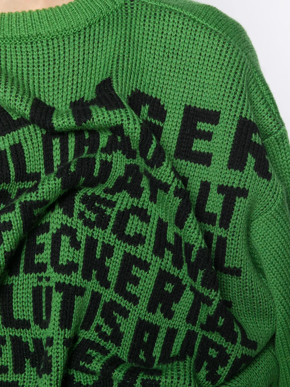 ottolinger alphabet knitted jumper