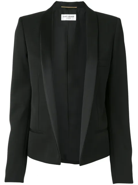long open front blazer
