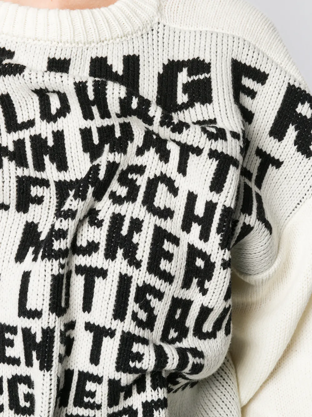 ottolinger alphabet knitted jumper