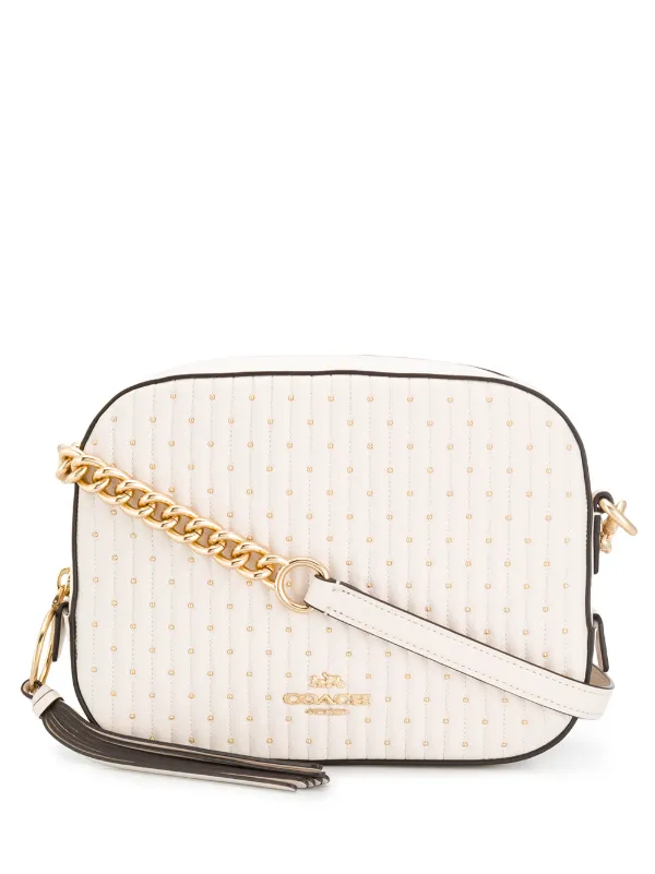 coach quilted leather camera bag