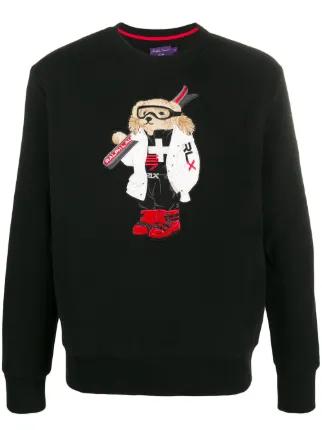 purple polo sweatshirt