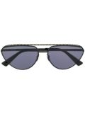 Moschino Eyewear cat eye sunglasses - Black