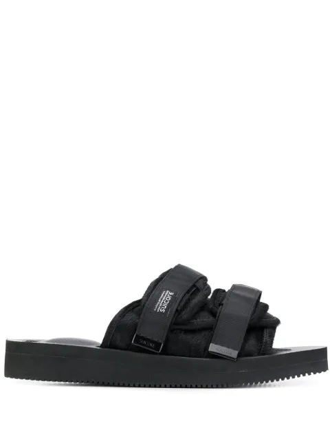 Suicoke Moto-VHL shearling trim sandals
