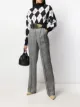 Image 2 of Ermanno Scervino plaid high-waist trousers