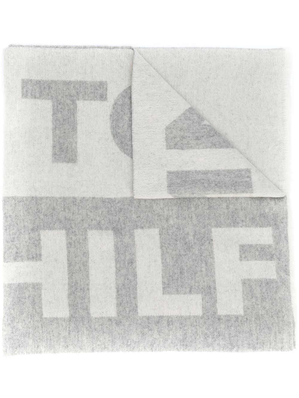 фото Tommy Hilfiger шарф оверсайз с нашивкой-логотипом