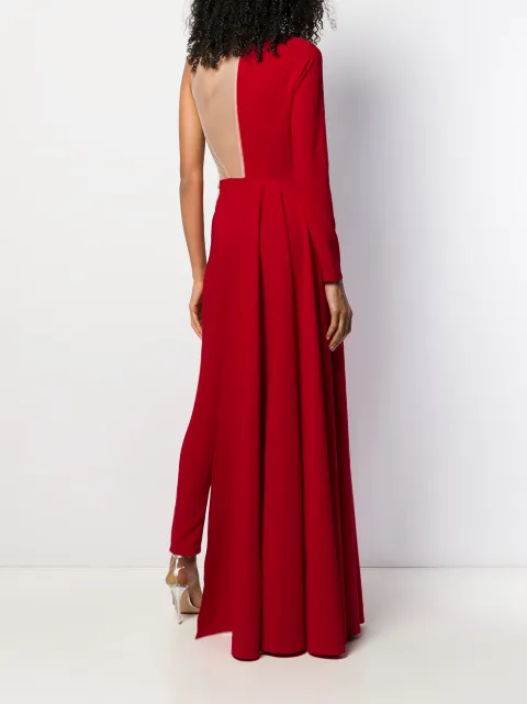 LOULOU STUDIO ASYMMETRIC BEADED JUMPSUIT