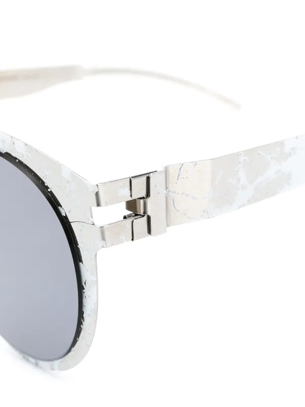 Mykita x Maison Margiela Transfer Round Frame Sunglasses Farfetch