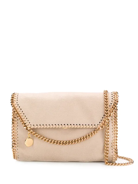 Click to view more detailed imagery on our partner's website Stella Mccartney Mini Falabella Shoulder Bag In Neutrals