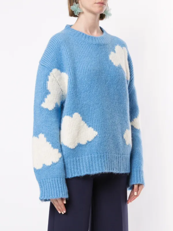 jumper with clouds