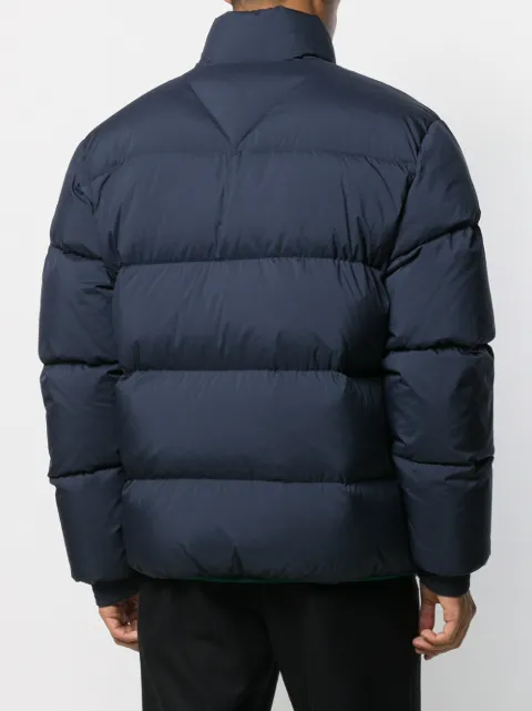 KENZO REVERSIBLE COLOUR BLOCK PUFFER JACKET