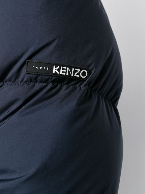 KENZO REVERSIBLE COLOUR BLOCK PUFFER JACKET