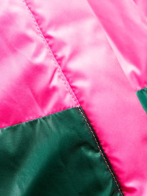 KENZO REVERSIBLE COLOUR BLOCK PUFFER JACKET