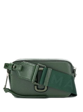 Marc Jacobs Marc Jacobs Snapshot Leather Crossbody Baggreen