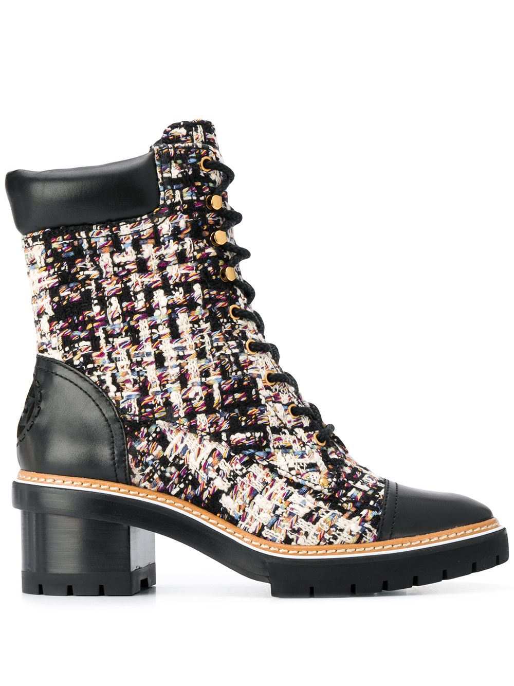 tory burch lace up boots