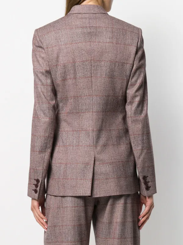 Stella mccartney checked on sale blazer