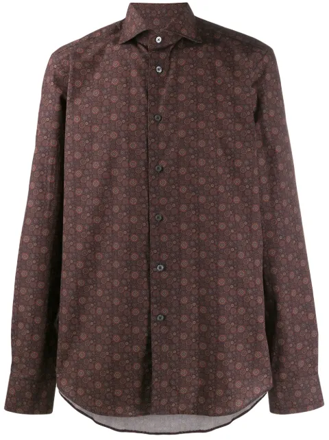 Dell'oglio dot patterned shirt