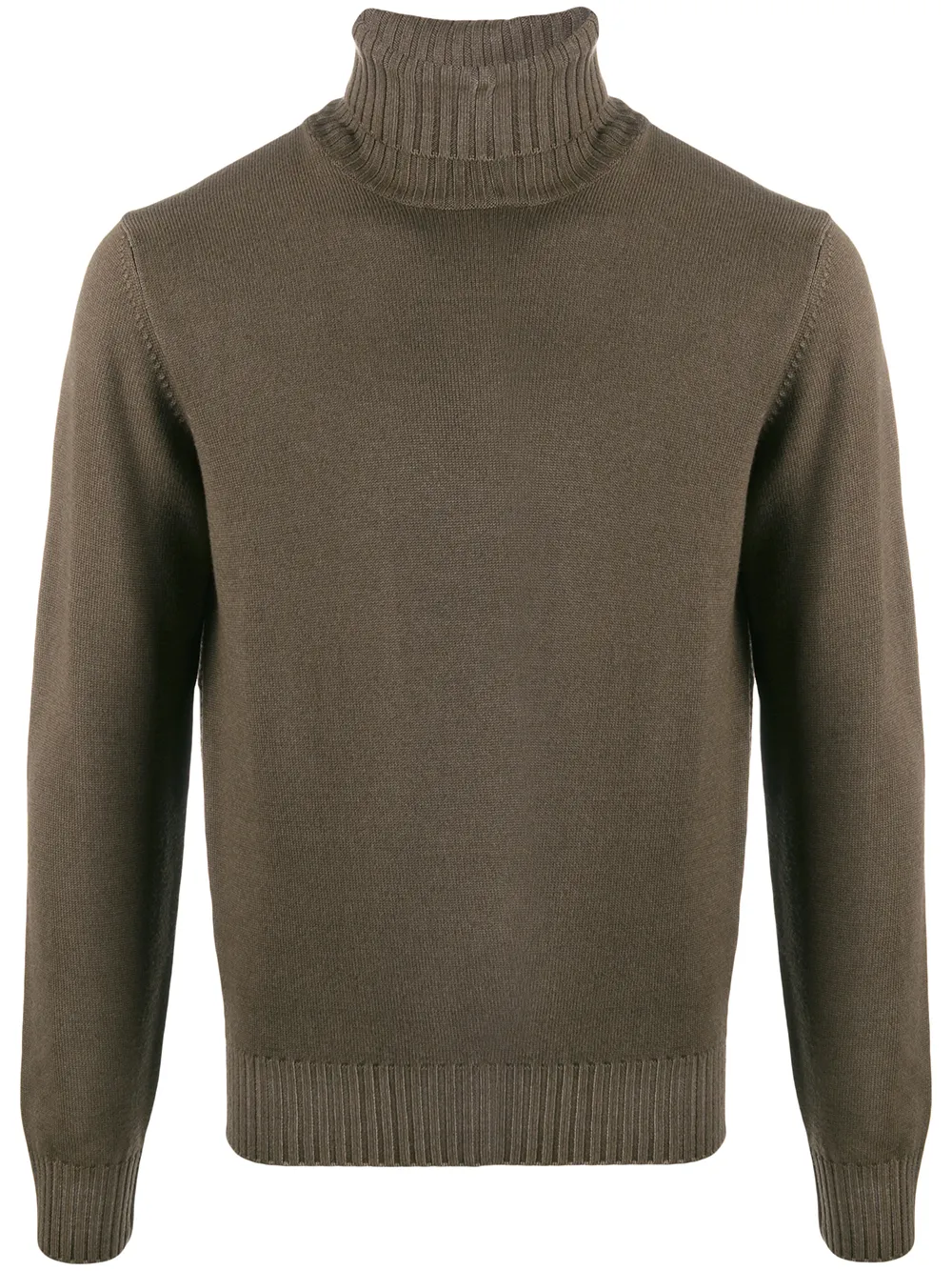 Dell'oglio suéter Mastice de canalé con cuello vuelto | marrón | Image 1