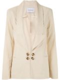 Olympiah Bryone plunge neck blazer - Neutrals