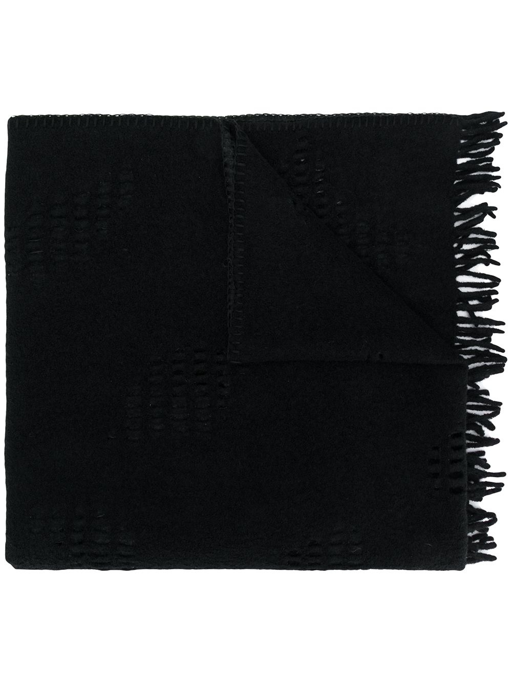 фото Yohji Yamamoto шарф с бахромой