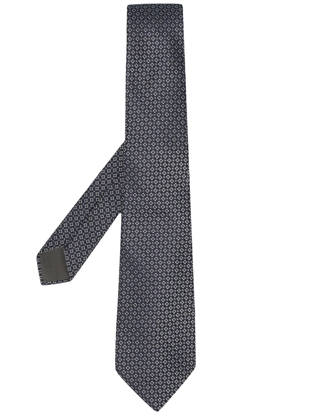 фото Canali галстук с геометричным узором