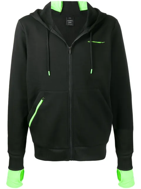 Oakley chaqueta con capucha y logo estampado