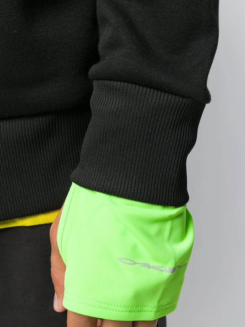 Oakley Jas met logoprint Zwart