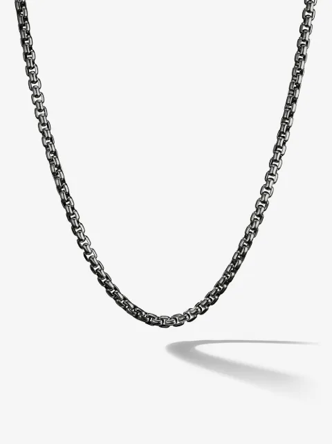 David Yurman collar Box Chain en plata de ley de 4.8mm