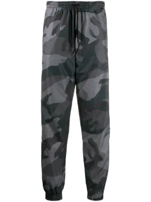 AAPE BY *A BATHING APE® camouflage-print Tapered Track Pants