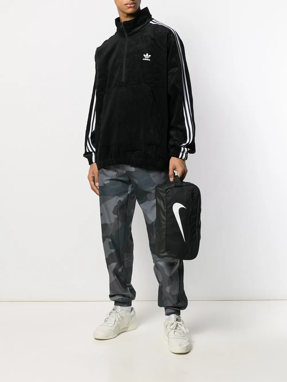 Adidas Trainingsbroek met camouflageprint - Grijs