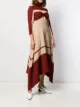 Atu Body Couture colour-block flared sweater dress