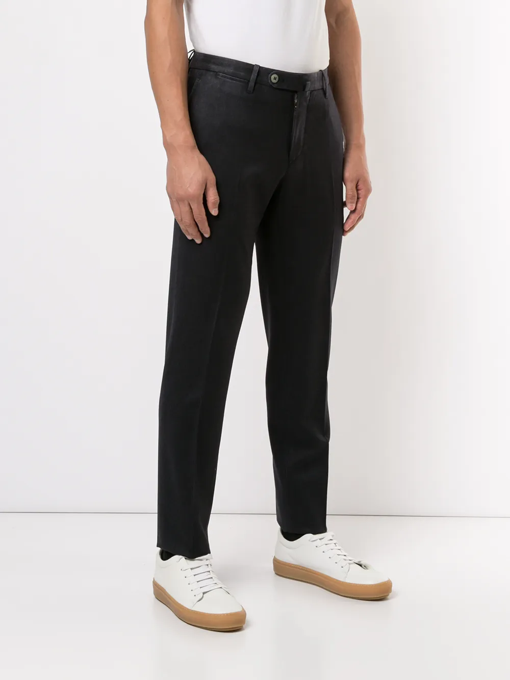 Corneliani Slim-fit chino Grijs