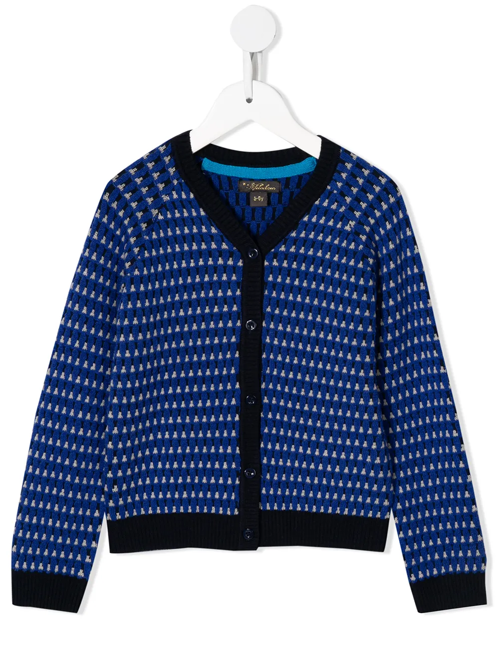 Velveteen кардиган Simon с V-образным вырезом