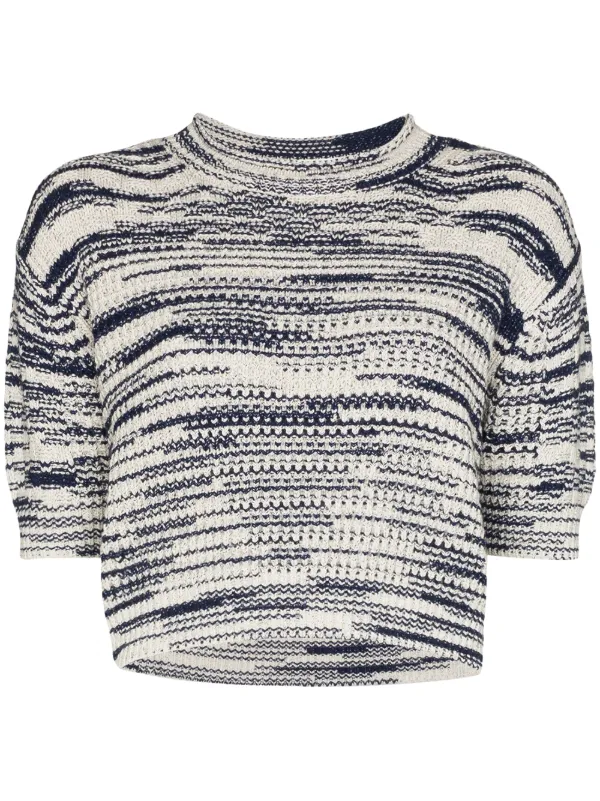 See By Chloé Kortärmad Tröja Farfetch Stickade tröjor från See by Chloé Dam Farfetch