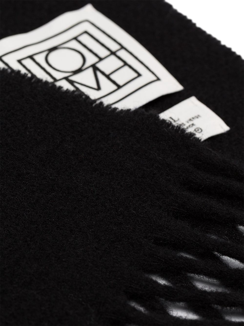 фото Toteme шарф с нашивкой-логотипом