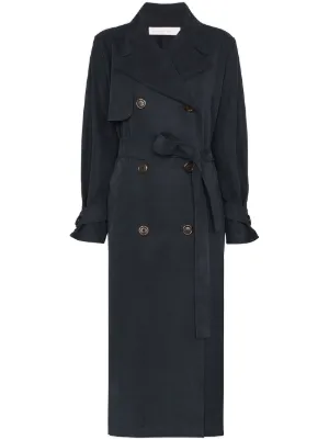 midi trench coat by See by Chloé, available on farfetch.com for $576 Kylie Jenner Outerwear SIMILAR PRODUCT