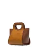 Elleme Cupidion raffia and leather tote