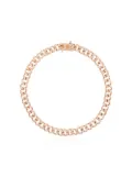 SHAY 18kt rose gold and diamond mini 7 inch link bracelet - Pink