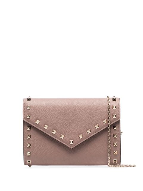 valentino garavani rockstud large envelope clutch bag