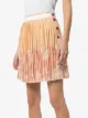 Chloé pleated floral-print silk mini skirt