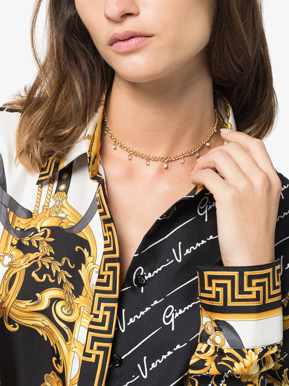 SHAY 18kt geelgouden choker