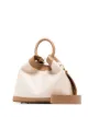 Elleme Raisin two-tone leather tote